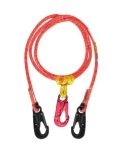 Rope Logic 2-n-1 Lightning Red Lanyard 12ft